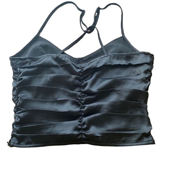 NWOT 2 piece bundle, Forever 21 brown and black silk tops - Picture 7 of 9